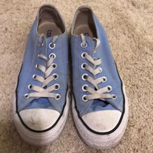 Special edition blue converse size 6 1/2